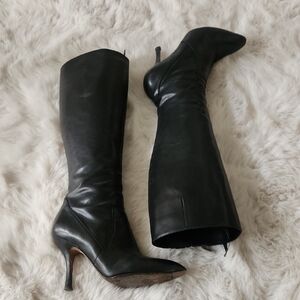 Via Spiga Black Heeled Boots